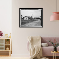 Historic Framed Print, Chollas Heights Naval Radio Transmitting Facility, 6410 Zero Road, San Diego, San Diego County, CA - 6,  17-7/8" x 21-7/8"