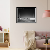 Historic Framed Print, Chollas Heights Naval Radio Transmitting Facility, 6410 Zero Road, San Diego, San Diego County, CA - 8,  17-7/8" x 21-7/8"