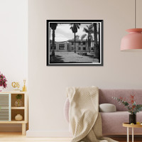Historic Framed Print, Chollas Heights Naval Radio Transmitting Facility, Transmitter Building, 6410 Zero Road, San Diego, San Diego County, CA - 5,  17-7/8" x 21-7/8"