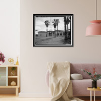 Historic Framed Print, Chollas Heights Naval Radio Transmitting Facility, Transmitter Building, 6410 Zero Road, San Diego, San Diego County, CA - 6,  17-7/8" x 21-7/8"
