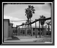 Historic Framed Print, Chollas Heights Naval Radio Transmitting Facility, Transmitter Building, 6410 Zero Road, San Diego, San Diego County, CA - 7,  17-7/8" x 21-7/8"