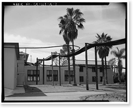 Historic Framed Print, Chollas Heights Naval Radio Transmitting Facility, Transmitter Building, 6410 Zero Road, San Diego, San Diego County, CA - 7,  17-7/8" x 21-7/8"