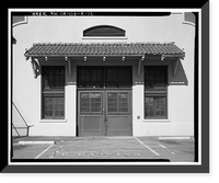 Historic Framed Print, Chollas Heights Naval Radio Transmitting Facility, Transmitter Building, 6410 Zero Road, San Diego, San Diego County, CA - 12,  17-7/8" x 21-7/8"