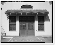 Historic Framed Print, Chollas Heights Naval Radio Transmitting Facility, Transmitter Building, 6410 Zero Road, San Diego, San Diego County, CA - 12,  17-7/8" x 21-7/8"