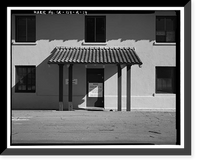 Historic Framed Print, Chollas Heights Naval Radio Transmitting Facility, Transmitter Building, 6410 Zero Road, San Diego, San Diego County, CA - 14,  17-7/8" x 21-7/8"