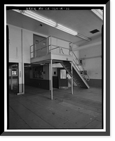 Historic Framed Print, Chollas Heights Naval Radio Transmitting Facility, Transmitter Building, 6410 Zero Road, San Diego, San Diego County, CA - 23,  17-7/8" x 21-7/8"