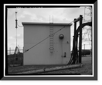 Historic Framed Print, Chollas Heights Naval Radio Transmitting Facility, Helix House, 6410 Zero Road, San Diego, San Diego County, CA - 2,  17-7/8" x 21-7/8"