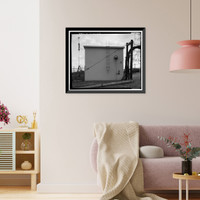 Historic Framed Print, Chollas Heights Naval Radio Transmitting Facility, Helix House, 6410 Zero Road, San Diego, San Diego County, CA - 2,  17-7/8" x 21-7/8"