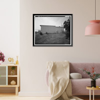 Historic Framed Print, Chollas Heights Naval Radio Transmitting Facility, Helix House, 6410 Zero Road, San Diego, San Diego County, CA - 3,  17-7/8" x 21-7/8"