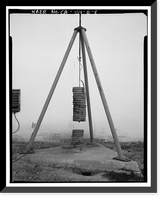 Historic Framed Print, Chollas Heights Naval Radio Transmitting Facility, Helix House, 6410 Zero Road, San Diego, San Diego County, CA - 8,  17-7/8" x 21-7/8"
