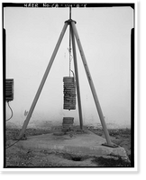 Historic Framed Print, Chollas Heights Naval Radio Transmitting Facility, Helix House, 6410 Zero Road, San Diego, San Diego County, CA - 8,  17-7/8" x 21-7/8"
