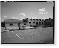 Historic Framed Print, Chollas Heights Naval Radio Transmitting Facility, Public Works Shop, 6410 Zero Road, San Diego, San Diego County, CA,  17-7/8" x 21-7/8"