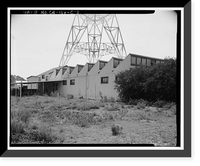 Historic Framed Print, Chollas Heights Naval Radio Transmitting Facility, Public Works Shop, 6410 Zero Road, San Diego, San Diego County, CA - 3,  17-7/8" x 21-7/8"