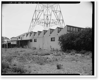 Historic Framed Print, Chollas Heights Naval Radio Transmitting Facility, Public Works Shop, 6410 Zero Road, San Diego, San Diego County, CA - 3,  17-7/8" x 21-7/8"