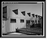 Historic Framed Print, Chollas Heights Naval Radio Transmitting Facility, Public Works Shop, 6410 Zero Road, San Diego, San Diego County, CA - 4,  17-7/8" x 21-7/8"