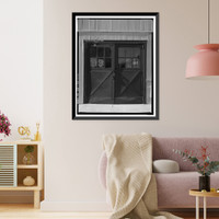 Historic Framed Print, Chollas Heights Naval Radio Transmitting Facility, Public Works Shop, 6410 Zero Road, San Diego, San Diego County, CA - 6,  17-7/8" x 21-7/8"