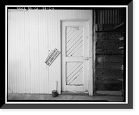 Historic Framed Print, Chollas Heights Naval Radio Transmitting Facility, Public Works Shop, 6410 Zero Road, San Diego, San Diego County, CA - 11,  17-7/8" x 21-7/8"