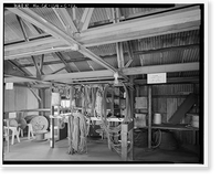 Historic Framed Print, Chollas Heights Naval Radio Transmitting Facility, Public Works Shop, 6410 Zero Road, San Diego, San Diego County, CA - 12,  17-7/8" x 21-7/8"
