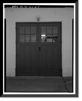 Historic Framed Print, Chollas Heights Naval Radio Transmitting Facility, Public Works Shop, 6410 Zero Road, San Diego, San Diego County, CA - 22,  17-7/8" x 21-7/8"