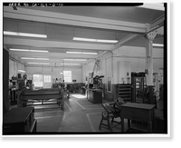 Historic Framed Print, Chollas Heights Naval Radio Transmitting Facility, Public Works Shop, 6410 Zero Road, San Diego, San Diego County, CA - 24,  17-7/8" x 21-7/8"