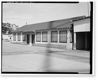 Historic Framed Print, Chollas Heights Naval Radio Transmitting Facility, Recreation Building, 6410 Zero Road, San Diego, San Diego County, CA,  17-7/8" x 21-7/8"
