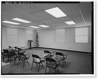 Historic Framed Print, Chollas Heights Naval Radio Transmitting Facility, Recreation Building, 6410 Zero Road, San Diego, San Diego County, CA - 5,  17-7/8" x 21-7/8"