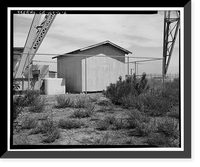 Historic Framed Print, Chollas Heights Naval Radio Transmitting Facility, PERS Support Storage Building, 6410 Zero Road, San Diego, San Diego County, CA - 2,  17-7/8" x 21-7/8"