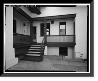 Historic Framed Print, Chollas Heights Naval Radio Transmitting Facility, Officer's Quarters, 6410 Zero Road, San Diego, San Diego County, CA - 4,  17-7/8" x 21-7/8"