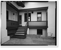 Historic Framed Print, Chollas Heights Naval Radio Transmitting Facility, Officer's Quarters, 6410 Zero Road, San Diego, San Diego County, CA - 4,  17-7/8" x 21-7/8"