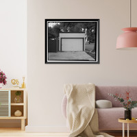 Historic Framed Print, Chollas Heights Naval Radio Transmitting Facility, Quarters A Garage, 6410 Zero Road, San Diego, San Diego County, CA,  17-7/8" x 21-7/8"