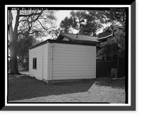 Historic Framed Print, Chollas Heights Naval Radio Transmitting Facility, Quarters A Garage, 6410 Zero Road, San Diego, San Diego County, CA - 2,  17-7/8" x 21-7/8"