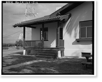 Historic Framed Print, Chollas Heights Naval Radio Transmitting Facility, Chief Operator's Quarters, 6410 Zero Road, San Diego, San Diego County, CA - 5,  17-7/8" x 21-7/8"