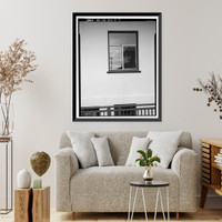 Historic Framed Print, Chollas Heights Naval Radio Transmitting Facility, Chief Operator's Quarters, 6410 Zero Road, San Diego, San Diego County, CA - 7,  17-7/8" x 21-7/8"