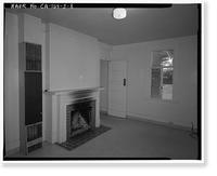 Historic Framed Print, Chollas Heights Naval Radio Transmitting Facility, Chief Operator's Quarters, 6410 Zero Road, San Diego, San Diego County, CA - 8,  17-7/8" x 21-7/8"