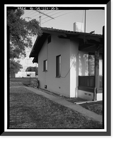 Historic Framed Print, Chollas Heights Naval Radio Transmitting Facility, Married Officer's Quarters, 6410 Zero Road, San Diego, San Diego County, CA - 2,  17-7/8" x 21-7/8"