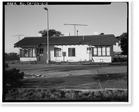 Historic Framed Print, Chollas Heights Naval Radio Transmitting Facility, Married Officer's Quarters, 6410 Zero Road, San Diego, San Diego County, CA - 3,  17-7/8" x 21-7/8"