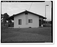 Historic Framed Print, Chollas Heights Naval Radio Transmitting Facility, Married Officer's Quarters, 6410 Zero Road, San Diego, San Diego County, CA - 4,  17-7/8" x 21-7/8"