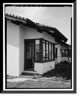 Historic Framed Print, Chollas Heights Naval Radio Transmitting Facility, Married Officer's Quarters, 6410 Zero Road, San Diego, San Diego County, CA - 6,  17-7/8" x 21-7/8"