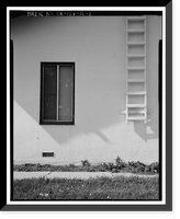 Historic Framed Print, Chollas Heights Naval Radio Transmitting Facility, Married Officer's Quarters, 6410 Zero Road, San Diego, San Diego County, CA - 7,  17-7/8" x 21-7/8"