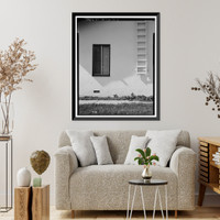 Historic Framed Print, Chollas Heights Naval Radio Transmitting Facility, Married Officer's Quarters, 6410 Zero Road, San Diego, San Diego County, CA - 7,  17-7/8" x 21-7/8"