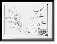 Historic Framed Print, Salinas Dam, Salinas River near Pozo Road, Santa Margarita vicinity, San Luis Obispo County, CA - 27,  17-7/8" x 21-7/8"