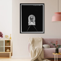 Historic Framed Print, Southern Pacific Railroad Shasta Route, Bridge No. 310.58, Milepost 310.58, Sims vicinity, Shasta County, CA - 2,  17-7/8" x 21-7/8"
