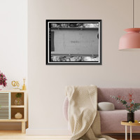 Historic Framed Print, Southern Pacific Railroad Shasta Route, Bridge No. 310.58, Milepost 310.58, Sims vicinity, Shasta County, CA - 15,  17-7/8" x 21-7/8"