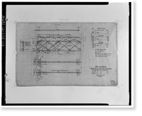Historic Framed Print, Southern Pacific Railroad Shasta Route, Bridge No. 310.58, Milepost 310.58, Sims vicinity, Shasta County, CA - 19,  17-7/8" x 21-7/8"