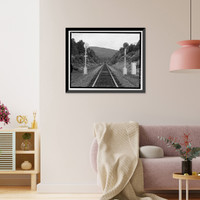 Historic Framed Print, Southern Pacific Railroad Natron Cutoff, Tunnel No. 18, Milepost 410, Dorris vicinity, Siskiyou County, CA - 3,  17-7/8" x 21-7/8"