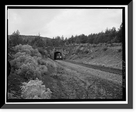 Historic Framed Print, Southern Pacific Railroad Natron Cutoff, Tunnel No. 18, Milepost 410, Dorris vicinity, Siskiyou County, CA - 5,  17-7/8" x 21-7/8"