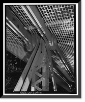 Historic Framed Print, Southern Pacific Railroad Shasta Route, Bridge No. 324.99, Milepost 324.99, Shasta Springs vicinity, Siskiyou County, CA - 10,  17-7/8" x 21-7/8"