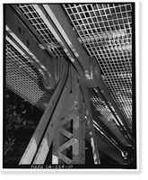 Historic Framed Print, Southern Pacific Railroad Shasta Route, Bridge No. 324.99, Milepost 324.99, Shasta Springs vicinity, Siskiyou County, CA - 10,  17-7/8" x 21-7/8"