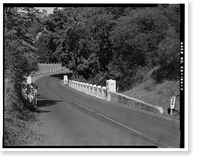Historic Framed Print, Pleasants Valley Road Bridge, Spanning Pleasants Creek at Pleasants Valley Road, Vacaville vicinity, Solano County, CA - 3,  17-7/8" x 21-7/8"