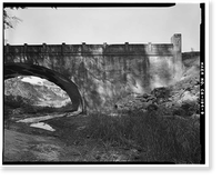 Historic Framed Print, Pleasants Valley Road Bridge, Spanning Pleasants Creek at Pleasants Valley Road, Vacaville vicinity, Solano County, CA - 9,  17-7/8" x 21-7/8"
